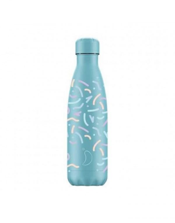 botella isotermica inox 500 ml chillys doodle blue