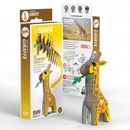 puzle 3d giraffe eugy de dodoland
