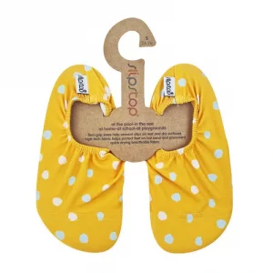 Zapatillas antideslizantes Slipstop Mustard dots - L 30 - 32
