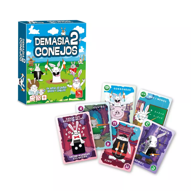 DEMASIA2 CONEJOS - JUEGO DE MESA LÚDILO 2 DEMASIA2 CONEJOS - JUEGO DE MESA LÚDILO - Imagen 2
