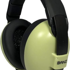 CASCOS ANTIRUIDO MINI 0-3 AÑOS - BANZ VERDE HOJA