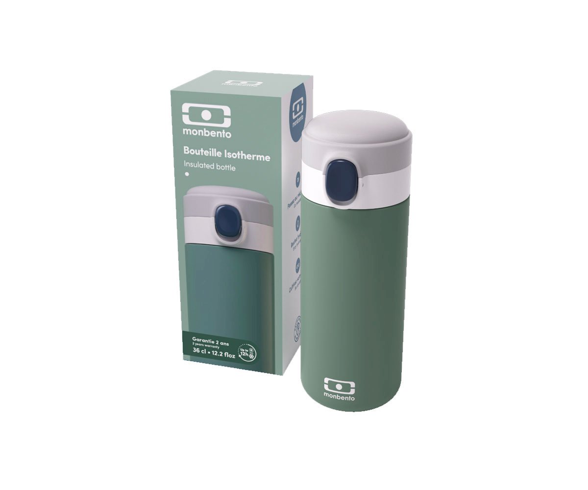 BOTELLA TERMICA POP MONBENTO – VERDE NATURAL – 360ML 3 BOTELLA TERMICA POP MONBENTO – VERDE NATURAL – 360ML - Imagen 3