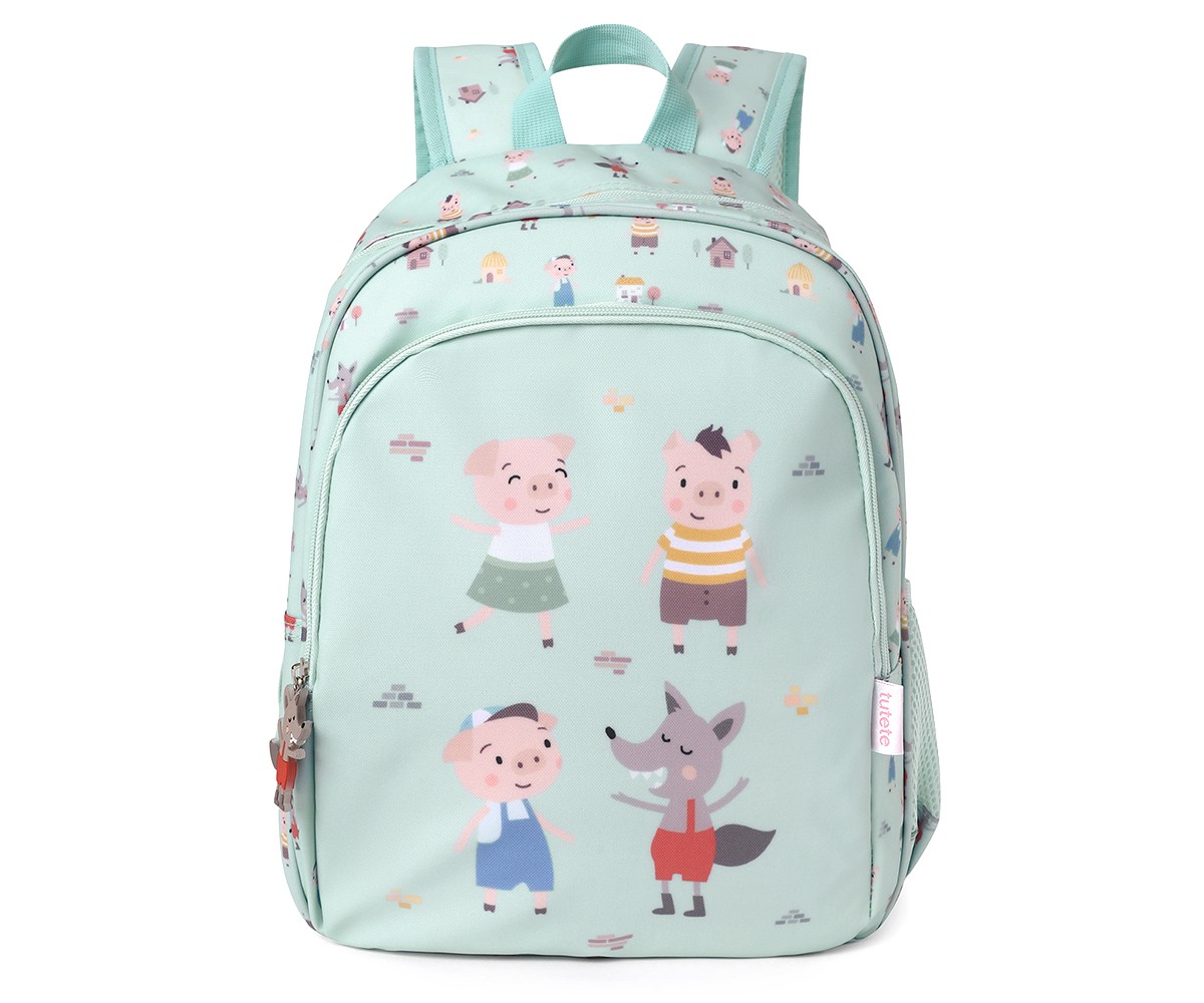 MOCHILA TRES CERDITOS MEDIANA - TUTETE 1 MOCHILA TRES CERDITOS MEDIANA - TUTETE