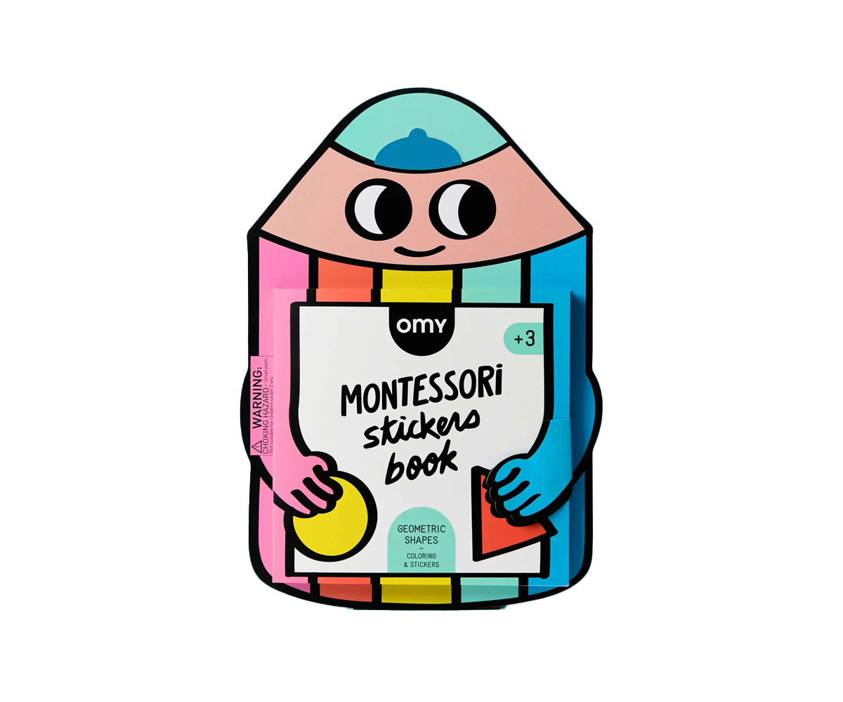 LIBRO MONTESSORI STICKERS FORMAS GEOMETRICAS - OMY 1 LIBRO MONTESSORI STICKERS FORMAS GEOMETRICAS - OMY