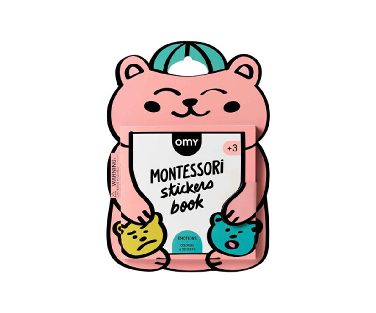 LIBRO MONTESSORI STICKERS EMOCIONES – OMY