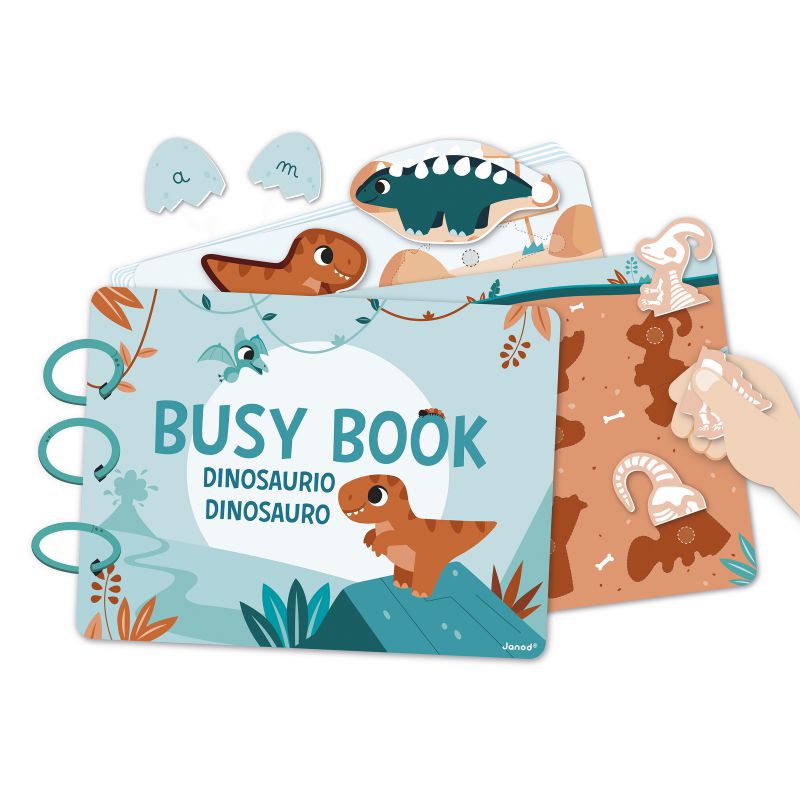 BUSY BOOK DINO - JANOD 2 BUSY BOOK DINO - JANOD - Imagen 2