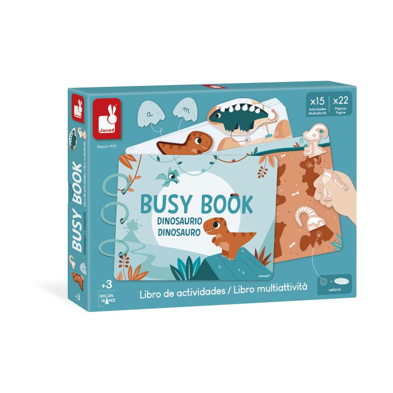BUSY BOOK DINO - JANOD 5 BUSY BOOK DINO - JANOD - Imagen 5