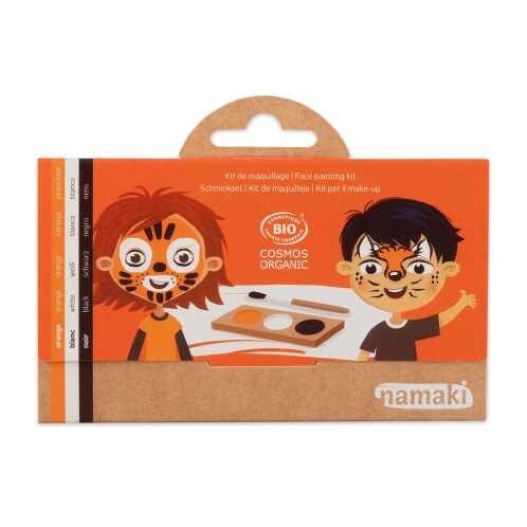 KIT MAQUILLAJE 3 COLORES Tigre & Zorro - NAMAKI 1 KIT MAQUILLAJE 3 COLORES Tigre & Zorro - NAMAKI