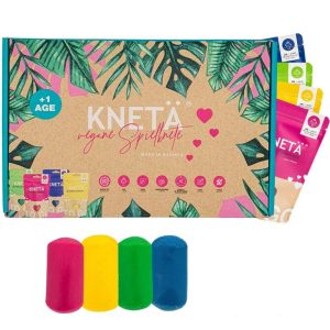 SET 4 COLORES 100GR PLASTILINA - KNETA