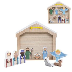 BELEN DE MADERA 10PCS