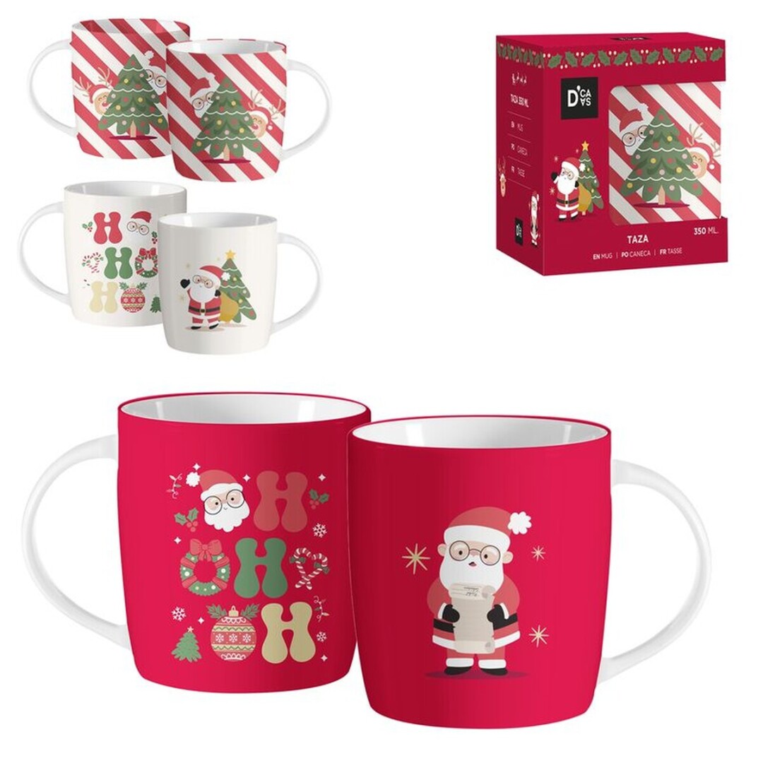 TAZA PAPA NOEL 350ML