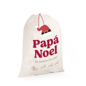 SACO REGALOS PAPA NOEL - BLANCO