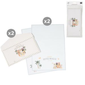 SET DE 2 CARTAS PARA REYES MAGOS