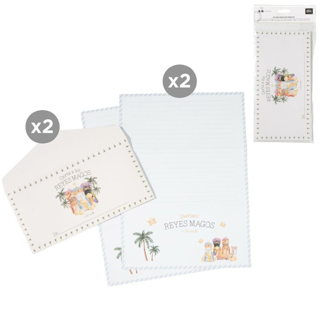 SET DE 2 CARTAS PARA REYES MAGOS 1 SET DE 2 CARTAS PARA REYES MAGOS