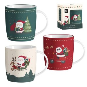 TAZA NAVIDEÑA PAPA NOEL 350ML