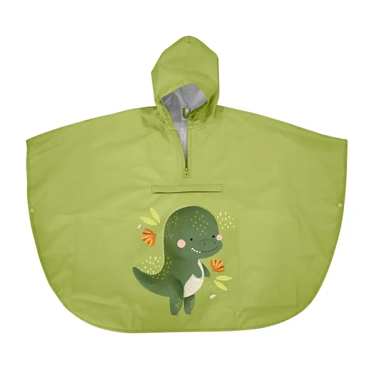 PONCHO IMPERMEABLE DINO 3-6 AÑOS - SASSI 2 PONCHO IMPERMEABLE DINO 3-6 AÑOS - SASSI - Imagen 2